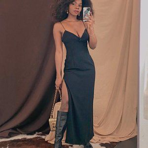 COPY - Tahari Black Maxi Dress